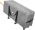 BALEINE 9 ft Rolling Christmas Tree Storage Bag, 3 Swivel Wheels for Easy Moving, Heavy Duty 600D Oxford Fabric Extra Large Artificial Christmas Tree Bag with Reinforced Carry Handles (Grey) by BALEINE