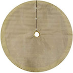 Kurt S. Adler TS0233 Tree Skirt, Red, Gold, 20.50l x 12.50w x 10.00h - Image 4
