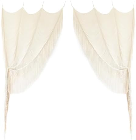 2 Panels Macrame Curtains 59"W*75"L Boho Doorway Window Curtains Handwoven - Image 4