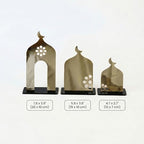 iwa concept Premium 3-Piece Mosque Silhouette Table Decor - Set of 3 Assorted Sizes - Modern Islamic Acrylic Tabletop Ornament for Ramadan & Eid - Elegant Masjid Shelf Decor for Home & Office Praying - Image 6