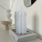 iwa concept Islamic Minaret Table Decor Statue, 3D Acrylic Mosque Sculpture, Modern Minimalist Interlocking Statue for Ramadan, Eid and Muslim Home - Image 2