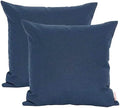 Outdoor/Indoor Sunbrella Throw Pillows Square Set of 2 Pieces 24 inch x 24 inch Cast Harbor - Cover Only, Insert Not Included by Unknown