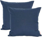 Outdoor/Indoor Sunbrella Throw Pillows Square Set of 2 Pieces 24 inch x 24 inch Cast Harbor - Cover Only, Insert Not Included by Unknown