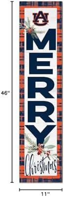 KH Sports Fan Auburn Tigers Holiday Porch Leaner, 11x46 Inches, Tigers Outdoor Christmas Sign; Display Some Holiday Cheer with This Auburn Tigers Christmas Sign - Image 3