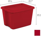 18 Gallon Plastic Storage Bins with Lids, Large Stackable Tote Containers for Home Organization - Image 3