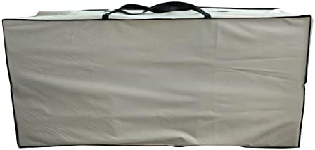 Outdoor Rectangular Cushion/Cover Storage Bag, Protective Zippered Storage Bags with Handles, 60"X20"X28" Beige - Image 3