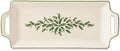Lenox Holiday Ivory Christmas Porcelain Serving Tray by Lenox