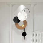HEBOIX 22''Lx46''W Large Metal Wall Decor Modern Metal Wall Art 3D Wall Sculptures Handmade Wall Hanging Decoration for Living Room Dinning Room Bedroom Entryway Kitchen Office by HEBOIXHOMEDECOR