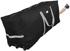 ProPik Christmas Rolling Tree Storage Bag, Fits Up to 9 ft. Tall Xmas Tree, 28" X 16" X 60", Extra Large Heavy Duty Holiday Storage Container, Wheels and Handles 600D Oxford (Black) - Image 4