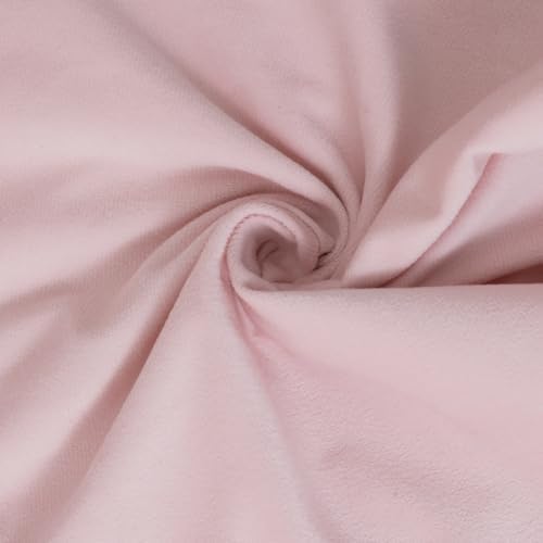 18 Inch Velvet Round Placemat with Ruffle for Dining Table Outdoor Placemats Non-Slip Washable for Gathering, Occasional Decoration and Family Parties Celebrations Set of 4, Pink - Image 4