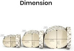 Sarah's Hat Boxes – Golf Ball Decorative Gift Box Set of 3 | Elegant Reusable Storage Boxes for Gifts, Keepsakes, Jewelry, or Special Items | Unique Printed Design - Image 2