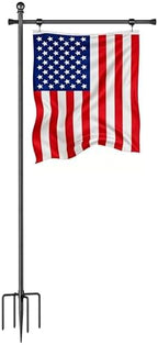 Koutemie 10FT In Ground Flag Pole Holder for Outside House for 3x5 Flags by Koutemie