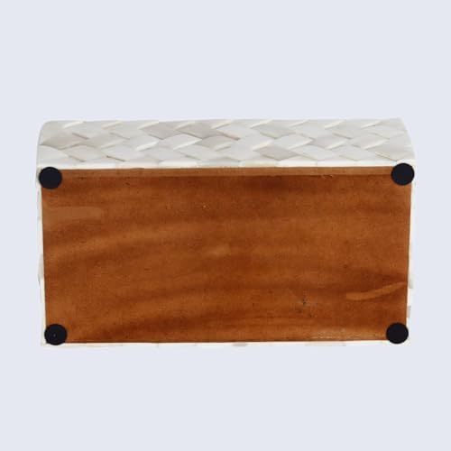 Handicrafts Home Decorative Organizer Box 10x5 – Large Keepsake Box with Lid, Modern Decorative Storage Box, Bohemian Coffee Table Décor, Jewelry & Memory Box, Decorative Accent Box for Home Décor - Image 6