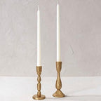 Antique Brass Handcrafted Iron Taper Candle Holders by SUJUN