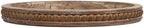 Whitewashed Round Decorative Wood Tray - Image 4