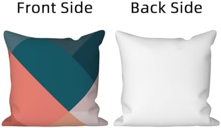 4 Pcs/Set Colorful Pillow Covers Geometry Strip Outdoor Patchwork Geometric Sun Minimalist Cushion Covers Pillowcase Linen Cushion Case for Patio Furniture Couch Living Room, 22"x22" - Image 6