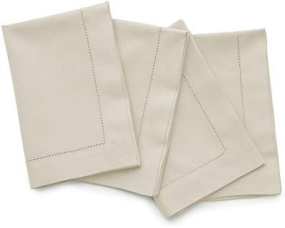 Solino Home Cotton Linen Cloth Dinner Napkins Linen, 20 x 20 in, Set of 4 by SolinoHome