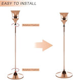 Candlestick Holders Rose Gold, 9 Packs Taper Candle Holder for Candlesticks, Candle Sticks Holder Decor for Home Decor - Image 5