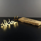iwa concept Bismillah Alhamdulillah Mashallah Islamic Home Decor | Islamic Table Decors | Ramadan Decoration | Eid Decor | Islamic Home Art | Muslim Gift (Alhamdulillah, Gold) - Image 2