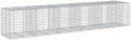 vidaXL Gabion Basket with Cover 216.5"x39.4"x39.4" Galvanized Iron by vidaXL