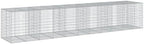 vidaXL Gabion Basket with Cover 216.5"x39.4"x39.4" Galvanized Iron by vidaXL