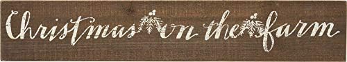 Primitives by Kathy Barn Wood Sign, Christmas On The Farm, by PrimitivesbyKathy