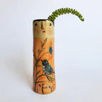 Spring Family Bud Vases, Resin Bohemian Family Vase, Girls Face Cute Hand Painted Vase, Cute Hand Character Vase, for Home Decor Living Room Personalized Decor (3PCS) - Image 4