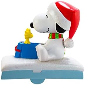 Kurt Adler Christmas Stocking Holder, Peanuts Snoopy & Woodstock, 4.5in - Image 3