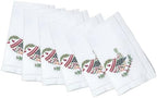 Embroidered Cloth Napkin Bird Christmas Cotton Napkins Set of 6, 20 x 20 Hemstitch Table Napkins, Machine Washable, for Daily & Holiday Dining, Great Gift Ideas by Unknown