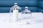 Abbott Collection 27-Carolyn Bell Shaped Glass Cloche, Clear (7" H) - Image 3