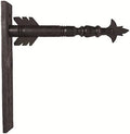 Decorative Hanging Sign 17.5 Inch Black Wood Arrow Holder by K%26K+Interiors