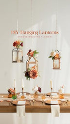 Ling's moment Artificial Wedding Fall Flowers Grand Combo, Terracotta - Image 4