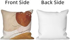 4 Pcs/Set Boho Abstract Pillow Covers Bohemian Orange Navy Blue Golden Line Geometric Modern Home Decor Linen Throw Pillow Covers for Outdoor Couch Sofa Farmhouse Bedroom Decor, 24"x24" - Image 7