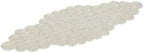 Elegant Hand Beaded Silver Table Runner 13x36 Accent Décor - Image 3