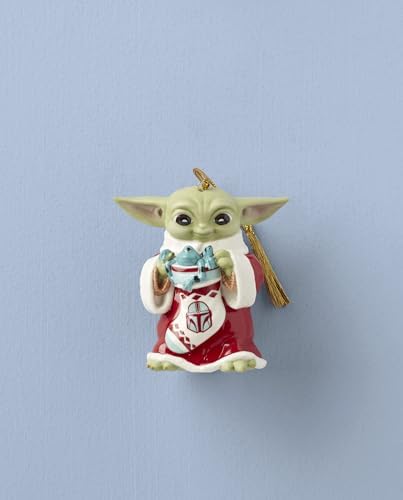 Lenox 897106 Holiday Grogu with Stocking Ornament, Christmas, Decorations - Image 2