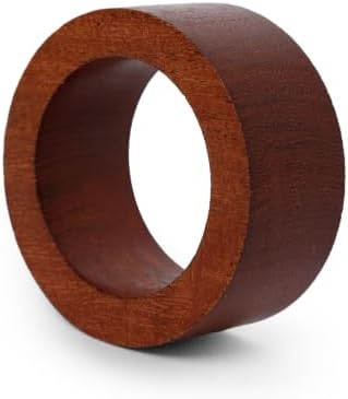 Lightnpro Natural Wooden Decorative Napkin Rings Set of 12, Serviette Napkin Rings Bulk for Party Decoration, Table Top Décor for Dinning Table, Everyday, Christmas, Easter Family Gatherings - Image 4
