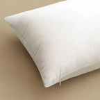 MIULEE 24x24 Inch Pack of 2 Euro Velvet Throw Pillow Covers Pure White - Image 6