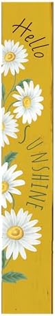 Hello Sunshine Welcome Sign for Front Door Outdoor Porch Sign Home Decor Porch Standing Welcome Yard Sign Wood Door Sign Tall Summer Welcome Garden Sign Seasonal Wall Decorations for Outside Patio by Unknown