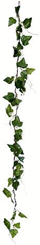 Vickerman 56" Artificial Green Ivy Garland - 2 Pack - Faux Floral Decor - Greenery Accent - Maintenance Free - Natural and Realistic Garland - Everyday or Special Occasion by Vickerman