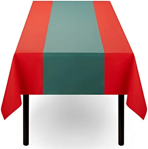 Disposable Table Runner for Christmas, Dining Table, 16" 20-Pack Linen-Like Green Paper Table Runners for Party, Wedding Or Event - Image 5