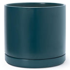 D'vine Dev 14 Inch Ceramic Planter Pot, Teal, 94-O-G-9 by DvineDevPlanterPotsandStand