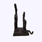 Chalily 3-D Double Deer Christmas Stocking Holder Cast Iron Hooks for Christmas Socks Easily Rest on a Mantel, Fireplace, or Book Shelf Heavy Duty & Durable Holiday Season Decor (Set of 2) - Image 6
