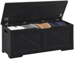Timberer 47.2" Storage Chest, Wooden Storage Bench, Entryway Shoes Bench by Timberer