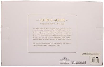 Kurt Adler 80MM Mercury Glass Multicolor Ball Ornament, 6-Piece Box - Image 5