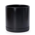 D'vine Dev 10 Inch Ceramic Planter Pot, Black, 94-O-E-2 by DvineDevPlanterPotsandStand