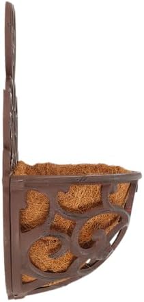 Esschert Design USA BPH51 Half Round Cast Iron Wall Planter - Image 7