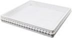 Hrastany Square Wood Decorative Serving Tray, 15"*9" Whitewashed by Hrastany