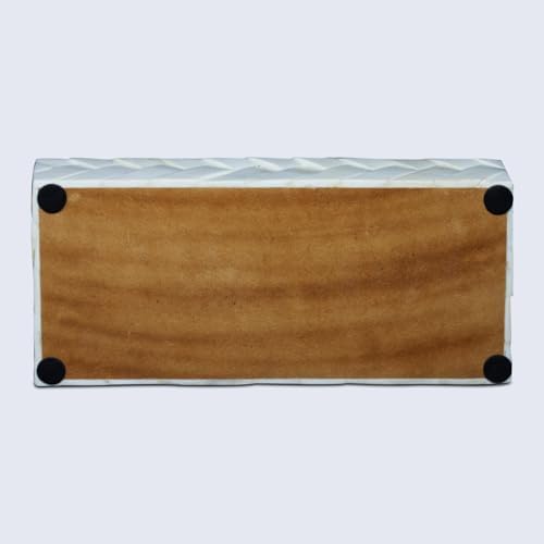 Handicrafts Home Large Decorative Storage Box 12x6– Coffee Table Organizer Box, Modern Home Décor Accent, Keepsake Memory Box, Jewelry Storage Box, Boho Decorative Box with Lid for Shelf, Mantle Decor - Image 5