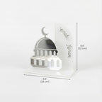 iwa concept Ramadan Kareem Table Decor, Islamic Mosque Statue with Acrylic Design, Freestanding Modern Islamic Home Decoration for Ramadan and Eid - Image 3