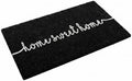 THEODORE MAGNUS | Natural Coir Doormat | Home Sweet Home Design | Bliss in Black - 17x30 by TheodoreMagnus